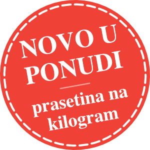 Novo u ponudi - prasetina na kilogram.